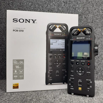 [BOX] SONY PCM-D10 Linear PCM Recorder High Resolution Rec Playback Used - Image 1 of 4