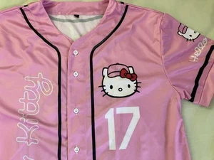 New Sanrio Hello Kitty Collaboration ☆ Dodgers Uniform Size L - Picture 1 of 24