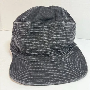 Kapital The Old Man and The Sea Cap Black Hat 11.5oz Denim Adjustable NEW NWT - Picture 1 of 11