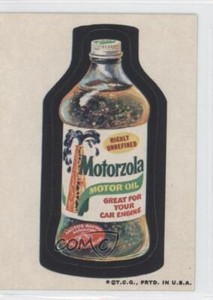 1973 Topps Wacky Packages Series 3 Motorzola Oil #23 0i6