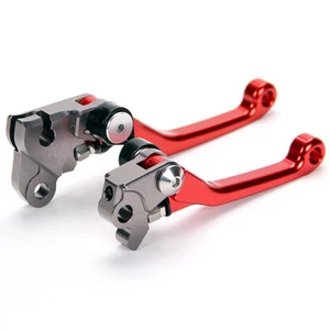 Red Off road dirtbike Brake Clutch Levers for Honde  CRF250F 2019,2020,2021,2022 - Picture 1 of 6