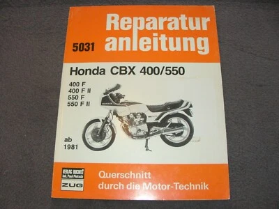 Reparaturanleitung Reparaturhandbuch Honda CBX 400 / CBX 550 ab 1981 erstklassig - Bild 1 von 4