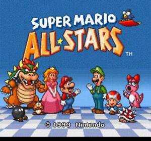 SUPER MARIO ALL-STARS - Authentic Original Super Nintendo Game