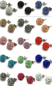 SHAMBALLA PASSENDE OHRRINGE TSCHECHISCHE KRISTALLE HOCHZEIT, GEBURTSTAGE, WEIHNACHTEN - UK-BESTAND - Bild 1 von 9