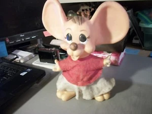 DE COLECCIÓN 1970 ROY DES OF FLORIDA RATÓN BANCO ANIMADORA 10,5 PULGADAS DE ALTO - Imagen 1 de 9