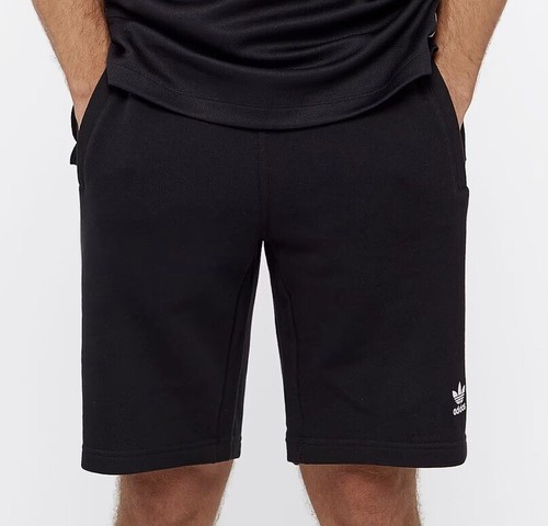 Corto estivo casual Adidas uomo originale 3 righe nero piccolo casual nuovo con etichette