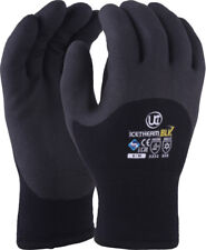 UCI ICETHERM-BLK Thermal Insulated HPT Coated Cold Work Gloves Winter Freezer
