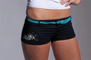 Jobe Lycra Swim Short Blue Hotpants Hose Bikini Surf Wakeboard N1 - Picture 1 of 1
