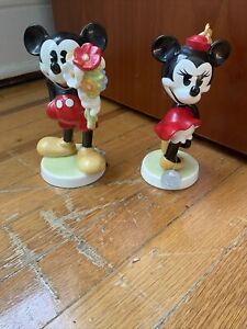 Hummel Goebel Disney Mickey and Minnie Mouse Figurines Limited Edition