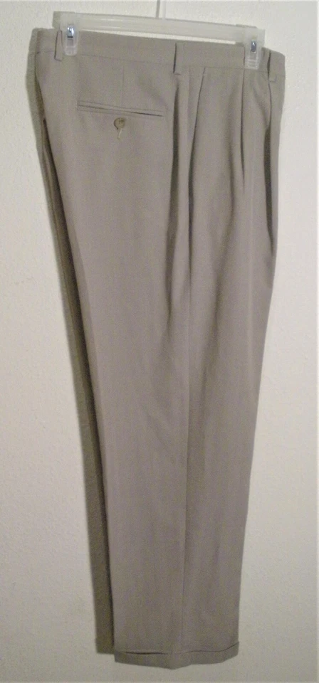 хаки из микрофибры брюки от Claiborne размер 32 x 30 - Изображение 1 из 1