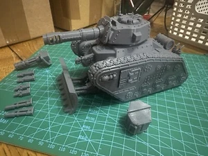 Leman Rust Tank, Usable As Leman Russ. Partially Assembled, Well Detailed (PLA) - Picture 1 of 1
