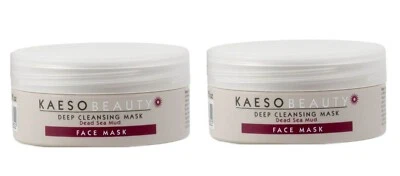 Kaeso Beauty Deep Cleansing Face Mask Dead Sea Mud 95ml Pack of 2 - Image 1 of 2