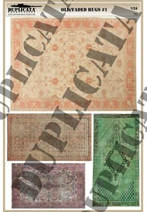 Diorama/Model Accessory - 1/24 Old/Faded Rugs #1 - Bild 1 von 4
