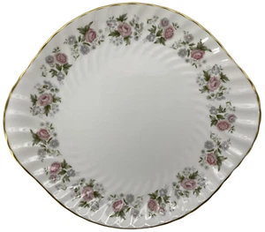 Piatto da torta con manico bouquet primaverile di Minton - Foto 1 di 3