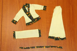 OUTFIT SINDY FLORIDO CONJUNTO ULTRA RARE "PIJAMA" REF.661 SPAIN AÑOS 70 ORIGINAL - Photo 1/2