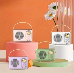 Vintage Retro Wireless Speaker Portable With Ultra High Battery Life - Picture 1 of 5