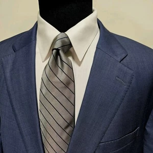 Peter Millar 2 Piece Suit Mens Size 50 R Blazer & Pants 44x26 Navy Blue Classic - Picture 1 of 24