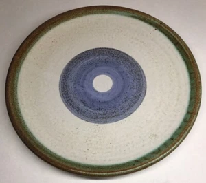 Rare Grand Plat Rond De L'Atelier La Roue Vallauris Vintage H 3,5 D 30 Cm - Imagen 1 de 9