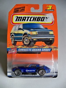 1998 Matchbox Stars & Stripes Corvette Grand Sport #3 1:64 - Picture 1 of 2
