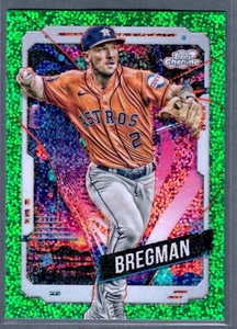 2024 Topps cromo cósmico Alex Bregman refractor verde #/75 Astros SP - Imagen 1 de 2