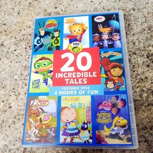 PBS Kids 20 Incredible Tales DVD – 2 Disc Set – Over 4 Hours of Fun  - Picture 1 of 6