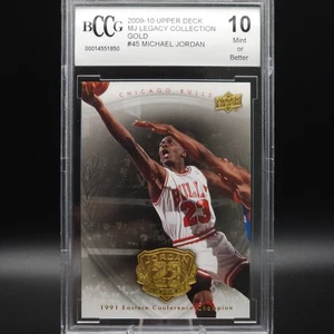 2009-10 Upper Deck MJ Legacy Collection Gold #45 Michael Jordan BCCG 10 - Picture 1 of 2
