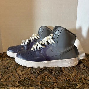 Custom Nike Air Force 1 High 315121-115 - Cosmic Purple & Gray | One of a Kind  - Picture 1 of 11