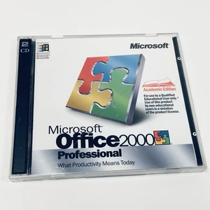 Microsoft Office 2000 Professional Academic Edition mit Product Key, keine Kratzer - Bild 1 von 14