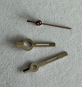 WHITE 3 PC HANDSET FOR MEN'S ROLEX DATEJUST 2135 DIAMOND DIAL LUMINOUS - Picture 1 of 1