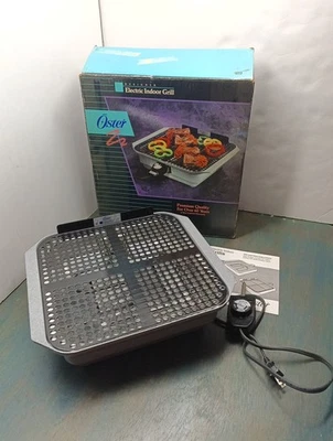 Oster 4772 Vintage Electric Indoor Grill 1995 made in USA - Gentle Used - Works  - Image 1 of 4