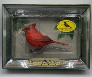 Breezy Singers Northern Cardinal Bird Realistic Head Beak and Tail Movements NIB - Picture 1 of 4