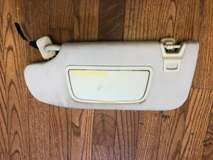 2013-2016 FORD FUSION OEM Driver Left Side Sun Visor Tan Cloth - Picture 1 of 8