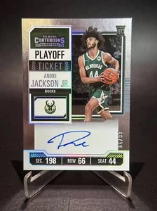 Andre Jackson Jr 2023-24 Panini Contenders RC Playoff Ticket Silver auto /99 - Picture 1 of 6