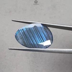 Piedra preciosa de corte elegante de labradorita azul natural de 12,80 quilates 1 pieza para joyería 24*16,5 mm - Imagen 1 de 5