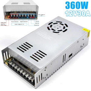 DC 12V 30A 360W Netzteil Trafo Schaltnetzteil Adapter Power Supply Transformator - Bild 1 von 13