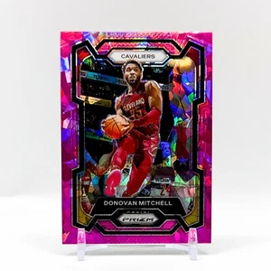 2023 Panini Prizm Donovan Mitchell Pink Cracked Ice #43 - Cavaliers - Picture 1 of 2