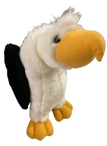 Hugfun Vintage Weißkopfseeadler Plüschtier 9 Zoll Geier Mussard Vogel stehend Umarmung Spaß - Bild 1 von 11