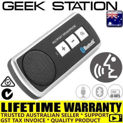 Wireless Bluetooth Hands Free Speaker Car Kit Sun Visor mount 45 days standby - Image 1 of 3