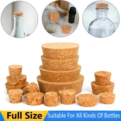 Tapón de corcho tapón redondo estilo cónico artesanías pesca vino botella diferente Foto 1 de 4