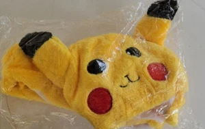 Ears Yellow Black Electric Character Soft Cap Plush Hat Gift Adult Kid HAT Read - Picture 1 of 7