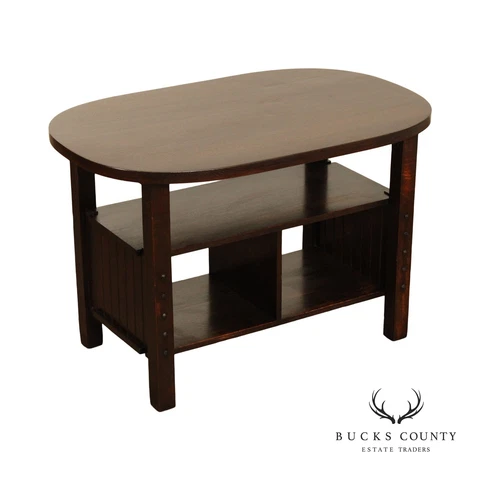 Michigan Chair Company Antique Mission Oak Library Table Cover