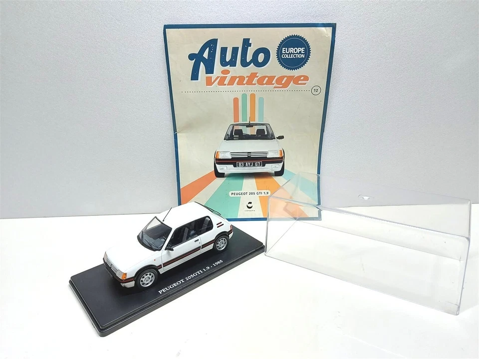 Peugeot 205 GTI 1.9 Bianco del 1985 - 1/24 Auto Vintage Centauria - Immagine 1 di 3
