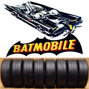 CORGI TOYS TYRES - 15MM - FOR BATMOBILE X 8 TYRES - Picture 1 of 1