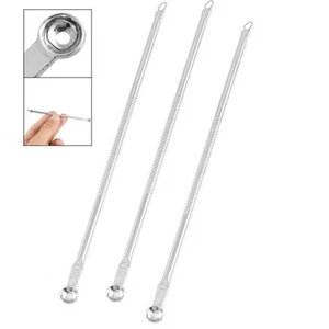 3X Pcs Stainless Steel Blackhead Needle Acne Face Remover Pimple Extractor Tool - Picture 1 of 1