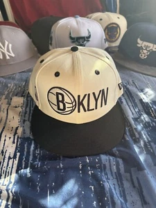 New Era Off White NBA Brooklyn Nets Natural Snapback - Bild 1 von 6