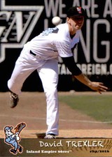 2016 Inland Empire 66ers Grandstand 33 David Trexler Panama City Florida FL Card