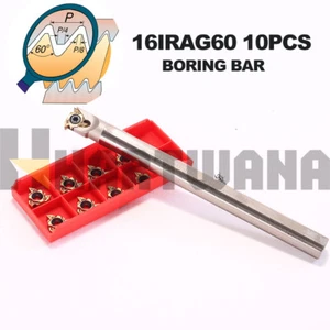 SNR0013N16 Lathe Internal Threading Boring Bar Holder 16IRAG60 Carbide Insert - Picture 1 of 12
