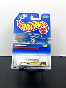 Hot Wheels 1998 Mainline '59 Impala White Collector #1000 - Imagen 1 de 2
