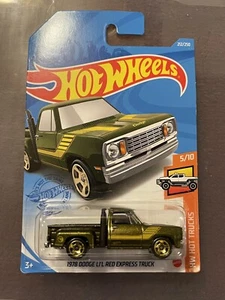 2021 Hot Wheels 1978 Dodge Li'L Red Express Truck Treasure Hunt Hot Trucks A33! - Picture 1 of 2