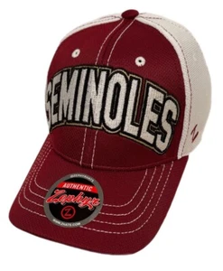 Zephyr NCAA Florida State Seminoles RARE “Colossus" Curved Bill ADJ Hat NWT - Picture 1 of 6